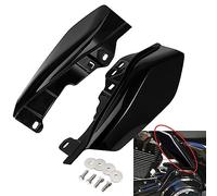 PBYMT Mid Frame Air Deflector Compatible for Harley Touring Road King Street Electra Glide 2009-2023 (Vivid Gloss Black)