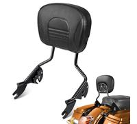 PBYMT Passenger Backrest Sissy Bar, Detachable Rear Backrest, Quick Release Sissy Bar Fit for Harley Davidson Touring Street Glide Road Glide Road King Electra Glide 2009-2024, Gloss Black