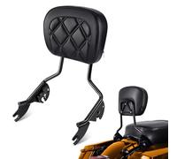 PBYMT Passenger Sissy Bar Backrest, Detachable Quick Release Backrest Sissy Bar Fit for Harley Davidson Touring Road Glide Road King Street Glide Electra Glide 2009-2024 (Black)