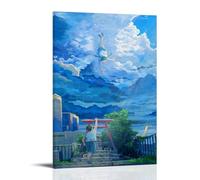 PBYOSCZYE Anime Your Name Character Collective Fan Art Poster Decorative Painting Canvas Wall Art Living Room Poster Bedroom Painting 16 x 24 Inch (40 x 60 cm)