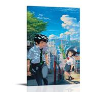 PBYOSCZYE Anime Your Name Characters Fan Art Poster Decorative Painting Canvas Wall Art Living Room Poster Bedroom Painting 08 x 12 Inch (20 x 30 cm)