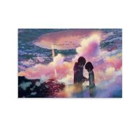 PBYOSCZYE Anime Your Name Main Characters Fan Art Poster Decorative Painting Canvas Wall Art Living Room Poster Bedroom Painting 12 x 18 Inch (30 x 45 cm)