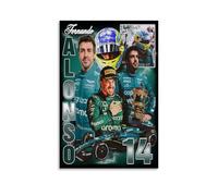PBYOSCZYE Fernando Alonso Collective Art Wall Art Picture Print Modern Family Room Decor 20 x 30 Inches (50 x 75 cm)
