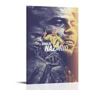 PBYOSCZYE Football Star Ronaldo Nazario Collection Art Poster Decorative Painting Canvas Wall Art Living Room Poster Bedroom Painting 08 x 12 Inch (20 x 30 cm)