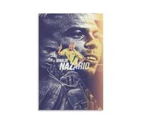 PBYOSCZYE Football Star Ronaldo Nazario Collection Art Wall Art Picture Print Modern Family Room Decor 08 x 12 Inches (20 x 30 cm)