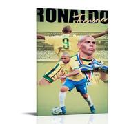 PBYOSCZYE Football Star Ronaldo Nazario Collective Art Wall Art Picture Print Modern Family Room Decor 24 x 36 Inches (60 x 90 cm)