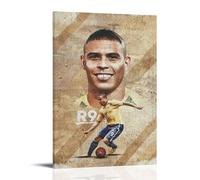 PBYOSCZYE Football Star Ronaldo Nazario Collective Fan Art Poster Decorative Painting Canvas Wall Art Living Room Poster Bedroom Painting 24 x 36 Inch (60 x 90 cm)