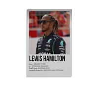 PBYOSCZYE Lewis Hamilton Minimalist Fan Art Wall Art Picture Print Modern Family Room Decor 12 x 18 Inches (30 x 45 cm)