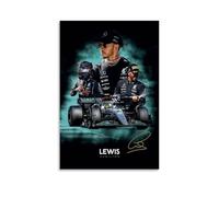 PBYOSCZYE Lewis Hamilton Racer Collective Art Wall Art Picture Print Modern Family Room Decor 24 x 36 Inches (60 x 90 cm)