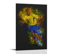 PBYOSCZYE Ronaldo Nazario Colourful Art Poster Decorative Painting Canvas Wall Art Living Room Poster Bedroom Painting 08 x 12 Inch (20 x 30 cm)