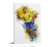 PBYOSCZYE Ronaldo Nazario Colourful Fan Art Poster Decorative Painting Canvas Wall Art Living Room Poster Bedroom Painting 20 x 30 Inch (50 x 75 cm)