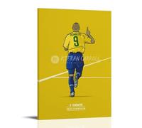 PBYOSCZYE Ronaldo Nazario Painting Fan Art Wall Art Picture Print Modern Family Room Decor 24 x 36 Inches (60 x 90 cm)