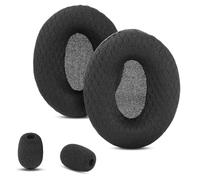 PC 8.2 Chat Headset Ear pads replacement Compatible with Sennheiser PC3.2 Chat /PC5.2CHAT/PC 8.2 Chat Headphones Headsets(Textile fabric and Memory Foam ear cushions)