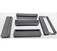 PC Accessories 50 Pins IDC 2.54mm Card Edge Connector for 1.27mm Flat Ribbon Cable, CE50 5-Pack