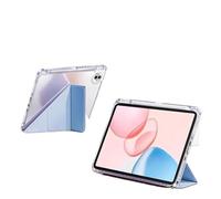 PC Acrylic Y-Folding Flip Case Suitable For Huawei Honor Pad X9a X9Pro 11.5 ELN2-W29 ELN2-W09 Cover With Pen Slot(Ice blue,X9 Pro 11.5)