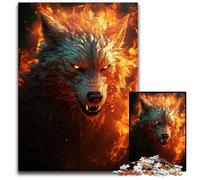 Pc Adults Jigsaw Puzzle Angry Hellhound Jigsaw Puzzles for Adults for Birthdays Holidays Best for Christmas 1000 PCS(75x50cm)