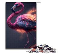 Pc Adults Jigsaw Puzzle Animal Flamingo Wooden Jigsaw Puzzles for Adults Challenging Brain Teaser for Teenagers Family Game Night Fun 1000 PCS(75x50cm)
