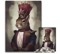Pc Adults Jigsaw Puzzle Squirrel Mythical Challenging Puzzles Challenging Brain Teaser for Teenagers Family Game Night Fun 1000 PCS(38x26cm)
