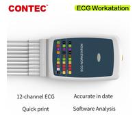 PC Based EKG ECG Workstation CONTEC8000G 12 Channel ECG Software Analysis