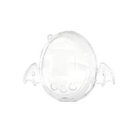PC Case Compatible for Tamagotchi Meets, Transparent Case Cover Hard Shell Electronic Pet Game Machine Carrying Sleeve Skin Full Protector Replacement(Case Only)(Transparent Little Devil)