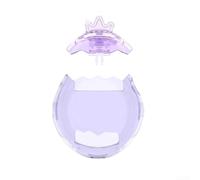 PC Case for Tamagotchi Paradise 360° Shockproof Hard Shell - Sweatproof Washable Cover Anti-Scratch Protection for Digital Pet Game Console Transparent Blue Pink Purple 6.7x7.4cm(Purple)