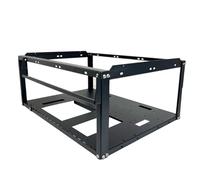 PC Case - Premium Compact Frame Computer Case, Computer Table Case Easy Heat Dissipation Water Cooling Ready | Small Form Factor Build Enclosure Chassis Component