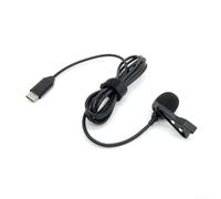 PC Clip On Microphone for Insta360 X5 for GO for ultra Black | Sturdy PC construction, scratch resistant body, sl lack finish, for durable for daily outdoor use
