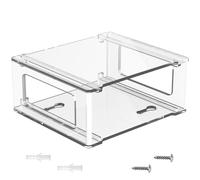 PC Computer Host Stand Holder Acrylic Desktop Wall Mounted Under Desk Saving For S12