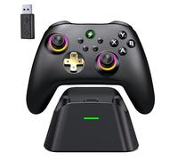 PC Controller-1000Hz Polling Rate Wireless PC Gaming Controller with Hall Effect/Charging Dock/Remappable Buttons,1000mAh PC Game Controller for Windows/Switch/iOS/Android Interactive Gaming Figures