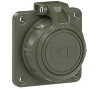 PC Electric 2512-ss Safety mains socket Black Rubber IP54 250 V