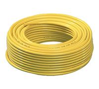 PC Electric PVC Construction Site Cable Type N07V3V3-F 2.5 Length 25m Yellow 13396