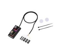 PC Extended External Power Switcher with LED Light and Mechanical Switches Easy Installation for Desktop Computer Aluminum Pc Power Button