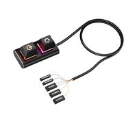 PC Extended External Power Switcher with LED Light and Mechanical Switches Easy Installation for Desktop Computer Aluminum Pc Power Button