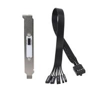 PC External Power Switching 50cm Extension Cord Metal Mounting Bracket for Benches Customs Case Modifications External Button for PC Case