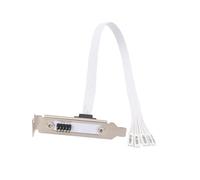 PC External Power Switching 50cm Extension Cord Metal Mounting Bracket for Benches Customs Case Modifications External Button for PC Case