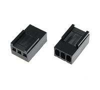 PC Fan Connector RLECS 5PCS PWN Plastic Shell Computer Case Cooling Fan Female Plugs Interface 3-pin PC Fan Connector Kit with 15PCS Terminal Crimp Pins PWM Power Shell Connector Housing