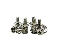 PC Fan Screws 15pcs M2 .5 M3 M4 Spring Nickel Plated Cross(M4x14.2mm)