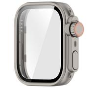 PC Full Coverage Smartwatch Integrated Toughened Glass Screen Protector Defense Hard Sleeve Case For Watch Fit 4 Smartwatch Accessory