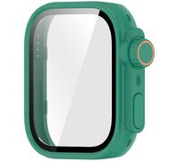 PC Full Coverage Smartwatch Integrated Toughened Glass Screen Protector Defense Hard Sleeve Case For Watch Fit 4 Smartwatch Accessory