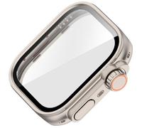 PC Full Coverage Smartwatch Integrated Toughened Glass Screen Protector Defense Hard Sleeve Case For Watch Fit 4 Smartwatch Accessory