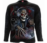 PC Gamer Long-Sleeved T-Shirt Spiral Direct Black M