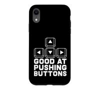 PC Gamer & Player - Arrow keys Good At Pushing Buttons Funny Case for iPhone XR