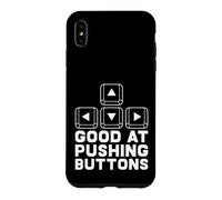PC Gamer & Player - Arrow keys Good At Pushing Buttons Funny Case for iPhone XS Max