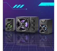 Nedis USB 33w USB 2.1 Powered Gaming Speakers RGB 3.5mm Jack PC Xbox PlayStation