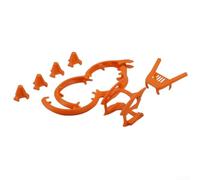 PC Gimbal Protective Shield for DJI Neo 2: Anti-Collision Cover Kit with For Impact Resistance, Install, Orange Green Black Gray Options(orange)