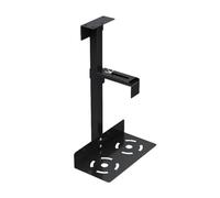 PC Halterung - 15 - 25 cm Desktop Halter, Rechner Befestigung, langlebige verstellbare Tisch Unterbau Konstruktion | schwere Legierung Struktur stoßfest platzsparend Sicherung | Flexible Computer M