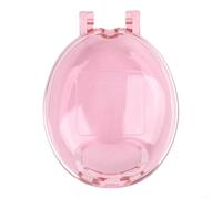PC Hard Shell Cover for Tamagotchi Original, All-Inclusive Bumper Guard Protector Case, Transparent Pink Blue COLORs Options, Compact Lightweight Design(Pink)