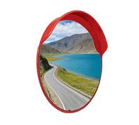 PC High-definition Wide-angle Mirror,Adjustable Angle Convex Mirror,Wide Angle Clear View for Home Parking Factory Office(100cm)