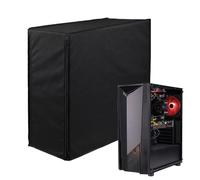 PC Host Dust Cover - Desktop Computer Protective Case 420D Material Dustproof and Waterproof with Anti-Static Function, Zipper Cover | Home PC Protection,