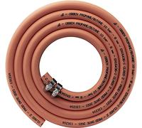 PC Industries Ltd 5m, 8mm Orange Gas Pipe for Propane/Butane + 2 Clips